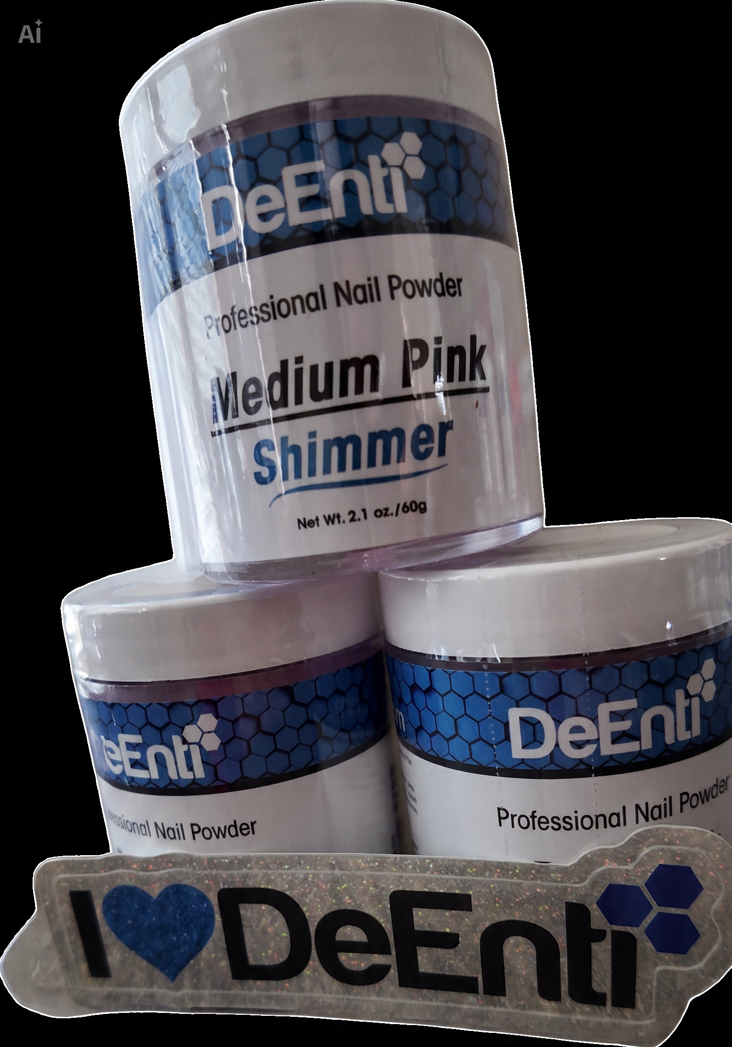 DeEnti Acrylic Powder - Medium Pink