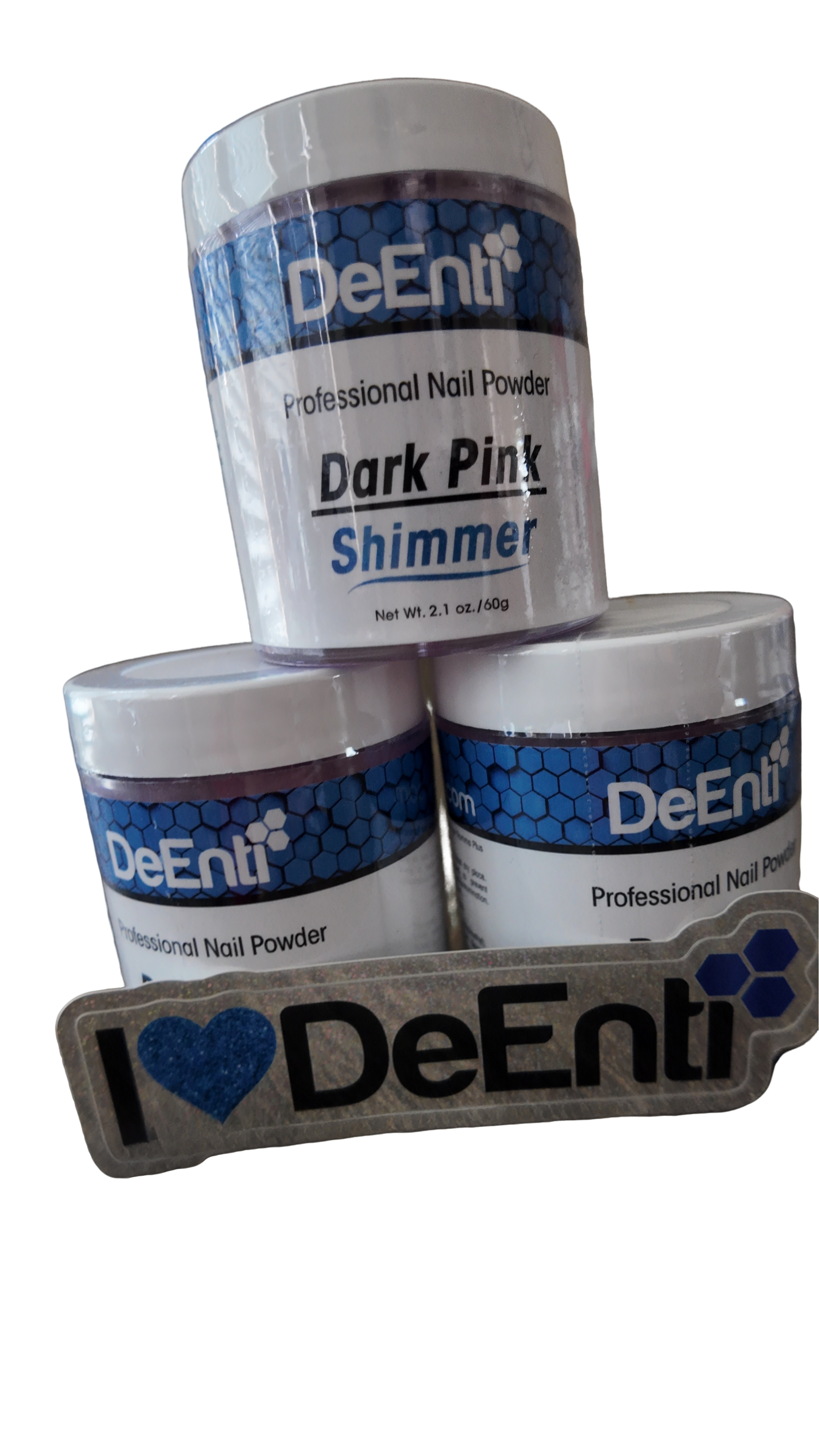DeEnti Acrylic Powder - Dark Pink